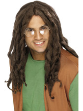 Dreadlock Rasta Wig Jamaican Bobsleigh Team 1990s Fancy Dress Accessory Brown