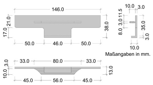 Barra De Agarre De Aluminio Con Mango De Perfil Negro De Acero Inoxidable - Imagen 14 de 29