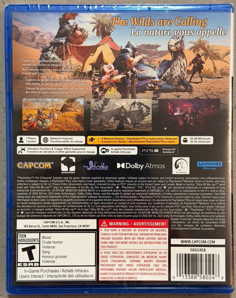 New Monster Hunter Wilds - Sony PlayStation 5, 2025 PS5 - Image 2 of 2