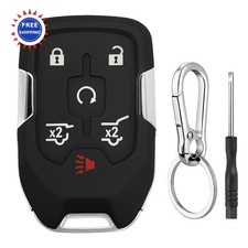 Chevy Suburban Tahoe GMC Yukon XL Denali Key Fob Case Shell 2015-2020 Button