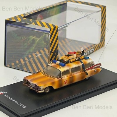 YS 1:64 Ghostbusters Ecto-1 Dirty Version Diecast Model Minicar