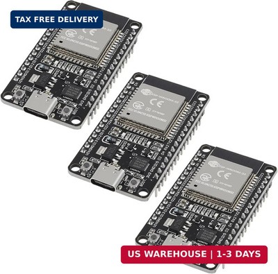 3PCS Type c 30pins CP2102 ESP-WROOM-32 ESP32 ESP-32S Development Board 2.