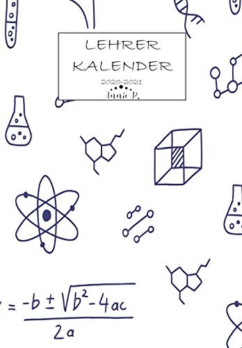 Lehrerkalender 2020-2021: Mathe-Planer FüR Lehrer Von August Bis-image
