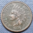1876 Indian Head Cent 1c XF+ Details #97928