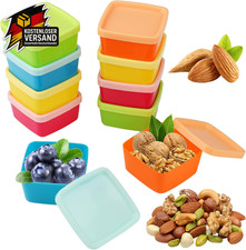 Kunststoff Gefrierdosen Mini Aufbewahrungsbox Vorratsdosen quadratisch 10