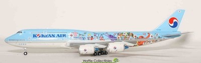 1:400 HX Models Korean Air  B 747-8 HL7630 91793 D11 Airplane Model