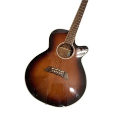 Takamine PTU108 BS Acoustic Electric Guitar Brown Sunburst Cutaway