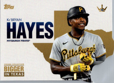 2022 Topps x Crown Collection #BIT-4 Ke'Bryan Hayes Bigger in Texas Die Cut