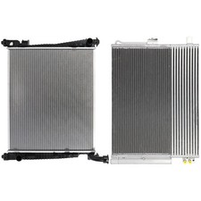 Aluminum Radiator & Condenser Cooling Kit For 2011-2016 Jeep Grand Cherokee