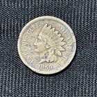 1859 1C Indian Head Cent Copper-Nickel w/o Shield Good Condition