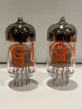 Groovetube 12AX7R ECC83 Pair of Russian Made Vacuum Tubes Used & Tested