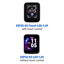 ESP32-S3 1.69in Touch Screen Development Board 240MHz Processor WIFI Bluetooth