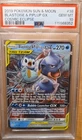 Blastoise & Piplup GX Tag Team 2019 Sun & Moon Cosmic Eclipse #38/236 PSA 10