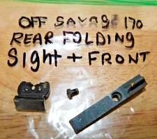 Redfield Lyman Pre 64 Winchester 70 92 94 Folding Rear Flip Up Sight, Front 7/96