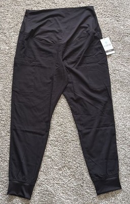 Med Couture Touch MC029 Women's Black Cargo Jogger Scrub Pants Size Medium New