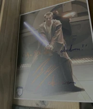 Ewan mcgregor autograph 8x10 (Blue Pen) Graded Official Pix Character Name/Quote