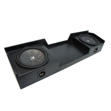 04-15 Fits Nissan Titan King Crew Kicker CompR CWR12 Dual 12" Rhino Sub Box