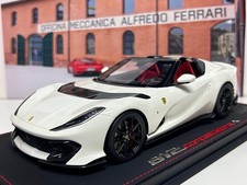 BBR 1 18 Ferrari 812 Competizione A Bianco Avus Ferrari P18209E1
