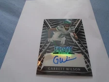 Garrett Wilson 🔥 #1/3 SSP 💎 Rookie 🙌 Auto ✍🏻 Leaf Exotic 🥵 Jets ✈️