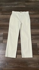 Vineyard Vines Chino Pants Boys Pockets Adjustable Waist Ivory Size 10