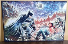 Batman Comic Style Art Print Pop Art Graphic Poster Wall Decor DC Hero