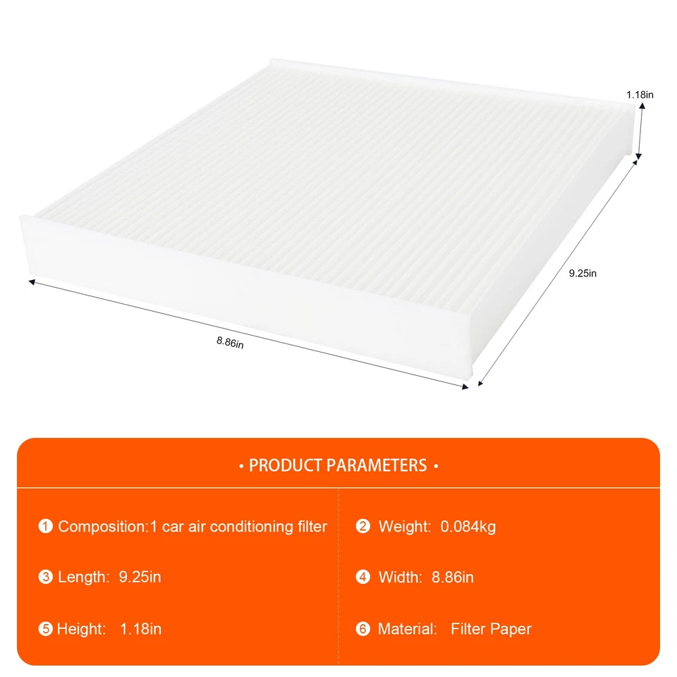 Cabin air filter For Honda 2010-2015 Crosstour 2016-2022 Pilot 2005-2017 Odyssey - Image 2 of 4
