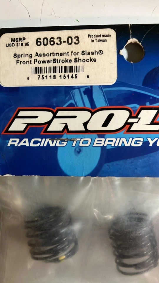 6063-03 ProLine Spring Assortment for Slash Front Power Stroke Shocks - Image 3 of 4