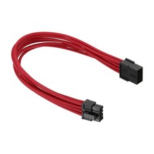 PCIe Cable 8 Pin Male to 8 Pin Male 300mm, 1Pcs GPU Power Supply Cable Black Red