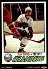 1977 Topps #144 Jean Potvin Islanders 6 - EX/MT
