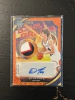 2025-26 Bowman U Best University DAVIS FOGLE Orange /25 Patch Auto Gonzaga