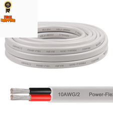 10 Gauge Marine Wire, 15FT 10 AWG Tinned Copper 15 FT, Red/Black/White