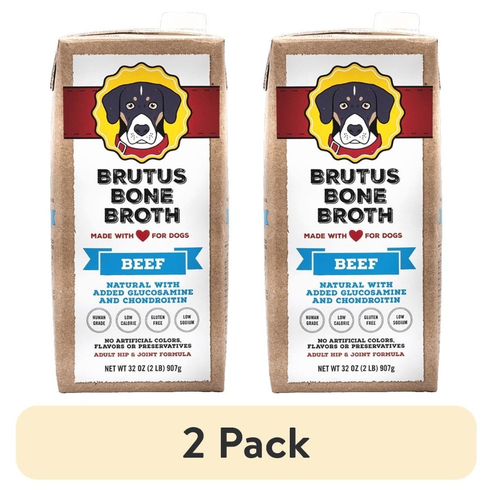 (2 pack) Beef for Dogs - 32 oz, All Natural Human Grade Dog Food Topper