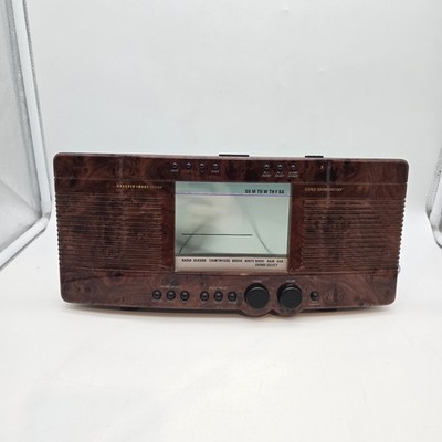 Vtg Sharper Image Stereo SI-435 BIG SCREEN Sound Soother Machine Alarm Clock