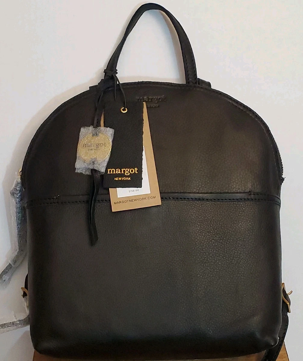 Margot New York Leather Backpack brown adjustable straps large soft lined inside Margot Backpack Bags & Handbags for Women for sale - eBay main image 2