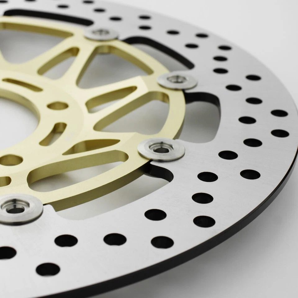 Rotor de disco de freno delantero L o R para TRIUMPH 1050 velocidades Triple R no ABS 2012 2013 Foto 3 de 3