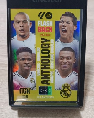 Panini Ronaldo, Cristiano, Mbappe, Vini 440 FLASHBACK MEGACRACKS Real Madrid