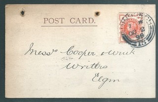 GB 1899 Queen Victoria printed postal card: Alliance Assurance Co. Edinburgh