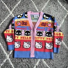 Hello Kitty Friends Cardigan Adult Size Large Forever 21