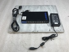 Linksys LGS108P 8-Port Gigabit POE Switch Unmanaged -Power Cable