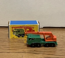 Lesney Matchbox 30 8 Wheel Crane yellow hook w/Original Box England!