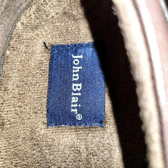 Zapatos Mocasines John Blair Para Hombre Talla 9W Cuero Marrón Foto 3 de 4