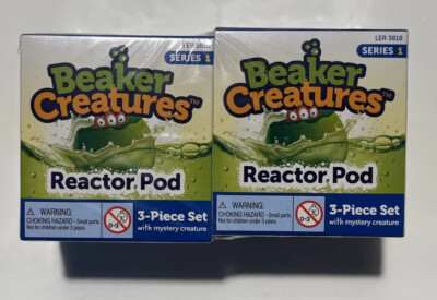 2 x Learning Resources Beaker Creatures Reactor Pod 3-Piece Set Series 1