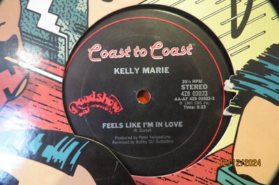 KELLY MARIE  FEELS LIKE I'M IN LOVE   12'' MAXI-SINGLE