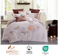 Bettwäsche SET Bettgarnitur 100% hochw. Baumwolle Satin 3 o. 4 tlg. vers. Größen