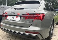 Original Audi A6 Zierleisten Heckklappe schwa...