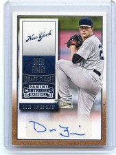 2015 CONTENDERS #49 DREW FINLEY AUTOGRAPH ROOKIE RC, NEW YORK YANKEES, 082017