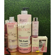 Lait Tera Irene's SNOW Whitening Body Lotion, Showel Gel, Serum  Facecream 4in1