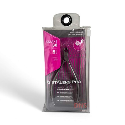 Staleks Cuticle Nail Nipper - Stainless Steel - Smart 30 Half Jaw 5mm