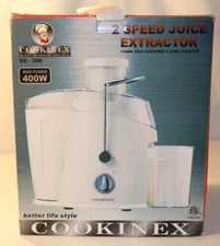 Cookinex 2 Speed Electric Juicer White 1100/450 Milliliter