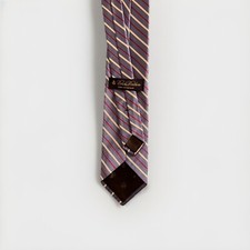 BROOKS BROTHERS Men's Silk Necktie Made In USA Designer Blue Repp Stripe